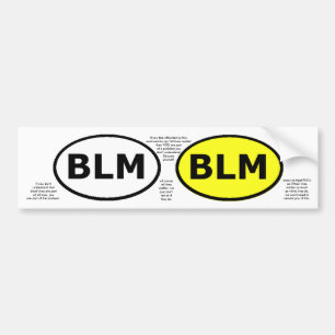 BLM:s utbildningsoval eller dekaler