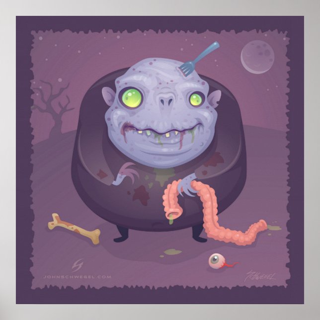 Blob Zombie Poster (Framsidan)