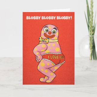 Blobby Blobby Blobby! Helgkort