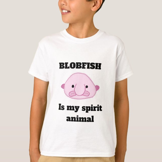 Blobfish är min andedjurTshirt T Shirt (Framsida)