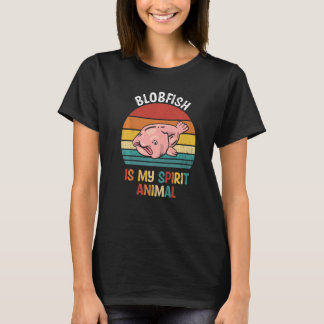 Blobfish är min andliga djurbuskar t shirt