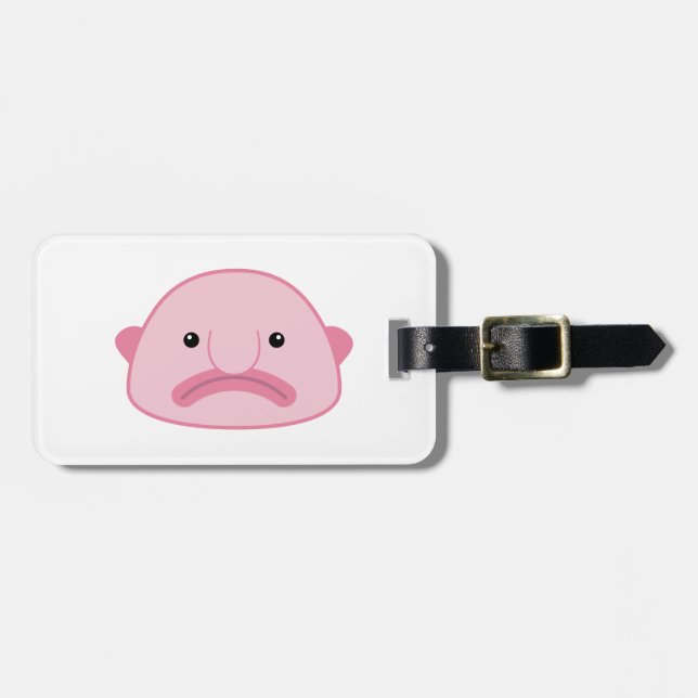 Blobfish bagagemärkre bagagebricka (Horisontell Framsida)