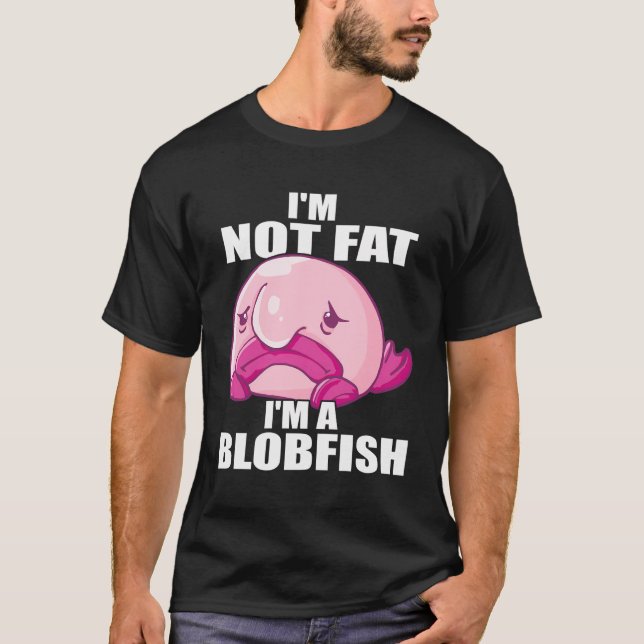 Blobfish Costume - Ugly Blob Fish Ansikte - FUNNY  T Shirt (Framsida)
