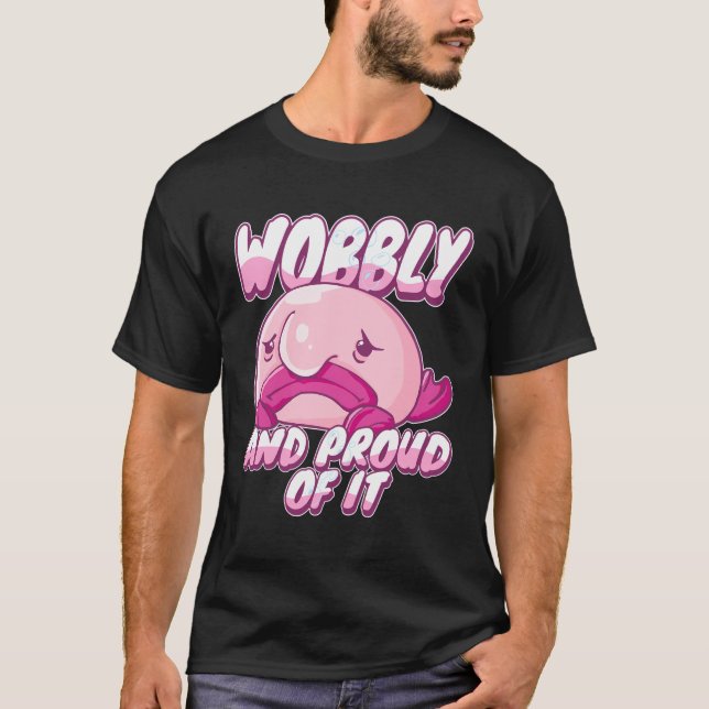 Blobfish Costume - Ugly Blob Fish Ansikte - FUNNY  T Shirt (Framsida)