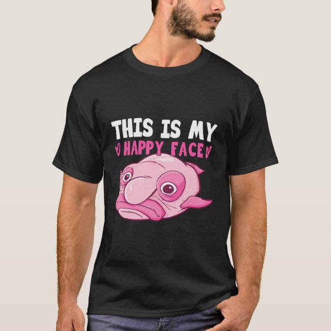Blobfish Costume - Ugly Blob Fish Ansikte - FUNNY  T Shirt (Framsida)