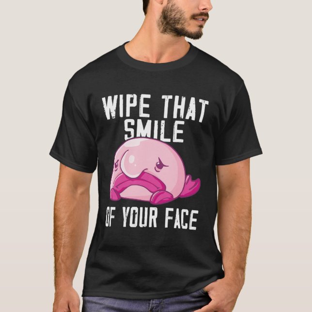 Blobfish Costume - Ugly Blob Fish Ansikte - FUNNY  T Shirt (Framsida)