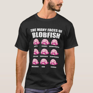 Blobfish Costume - Ugly Blob Fish Ansikte - FUNNY T Shirt