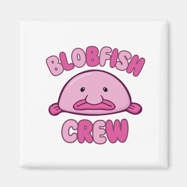 Blobfish Crew Magnet (Framsidan)