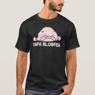 Blobfish För manar Pappa Deep Sea Fish Zoo Animal T Shirt
