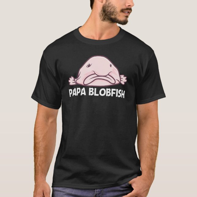 Blobfish För manar Pappa Deep Sea Fish Zoo Animal T Shirt (Framsida)