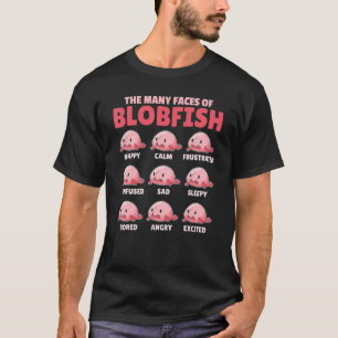 Blobfish förklaring av det stora Ansiktet av Blobf T Shirt