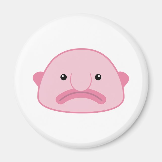 Blobfish Fridge Magnet (Framsidan)