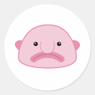 Blobfish klistermärke