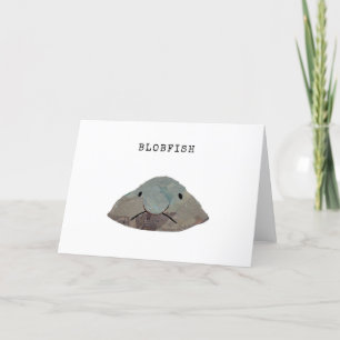 Blobfish-kort Tack Kort