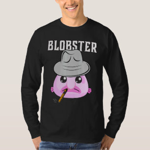 Blobfish Mobster Blobster Fish Fedora Hat and Ciga T Shirt