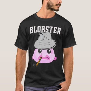 Blobfish Mobster Blobster Fish Fedora Hat and Ciga T Shirt