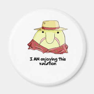 Blobfish på semester magnet