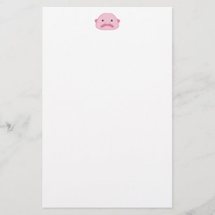 Blobfish Stationery Brevpapper