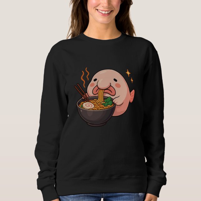 Blobfish with Noodles Ramen Kawaii Blobfish   1 T Shirt (Framsida)