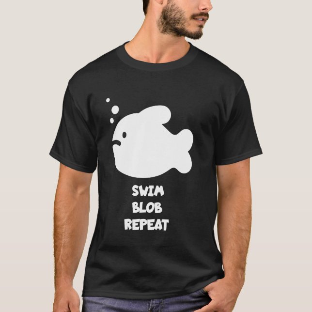 Blobfisk fisk fisk t shirt (Framsida)