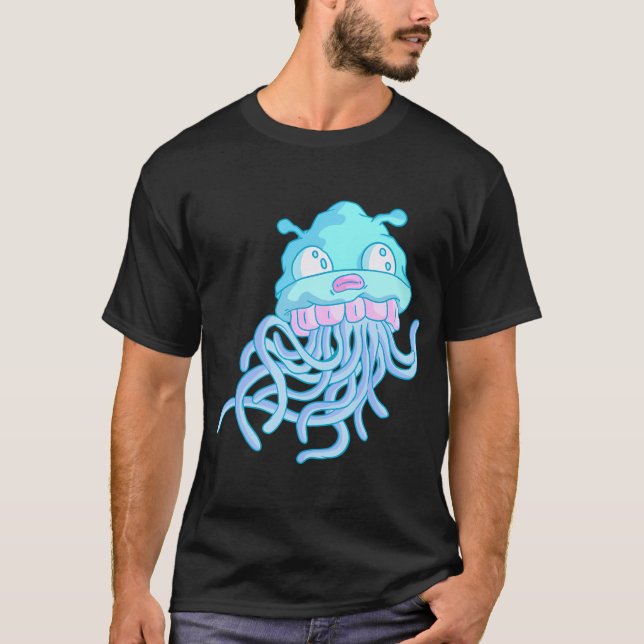Blobfisk maneter t shirt (Framsida)