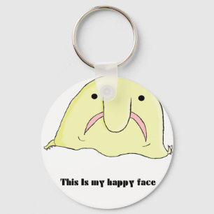 Blobfisk Nyckelring