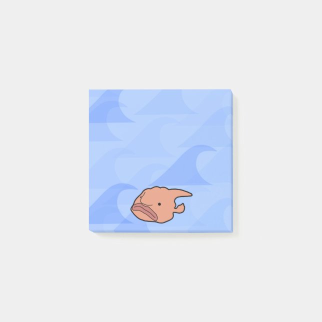 Blobfisk Post-it-lappar Post-it Block (Framsida)