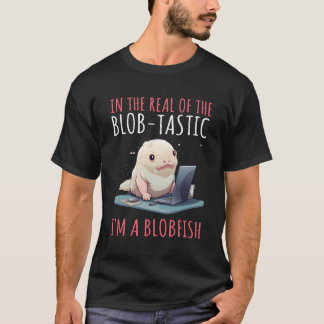 Blobfiskbestånd för kawaii-buskar och buskar t shirt