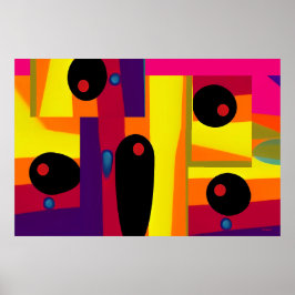 Blobula Ken Gage Abstrakt Surrealism Poster