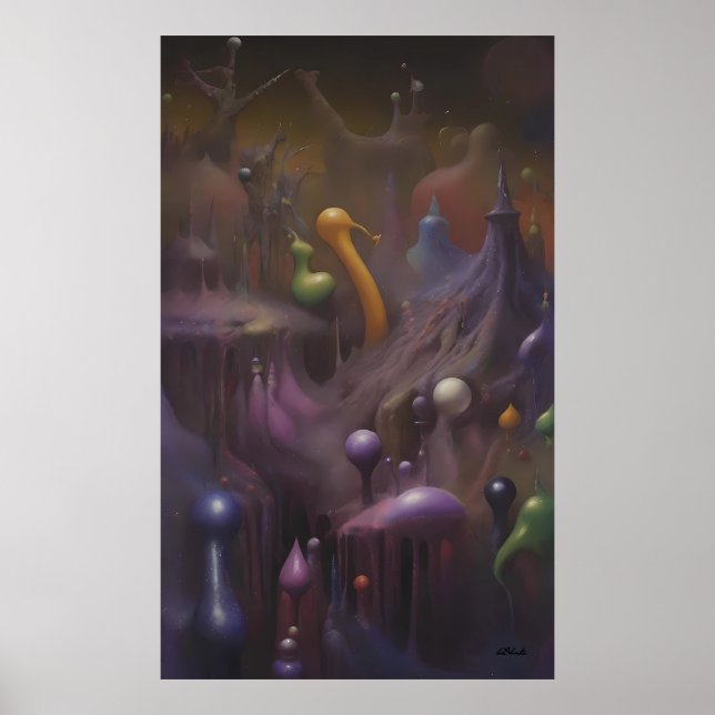 Blobulär rapport från Galactic Central Poster (Framsidan)
