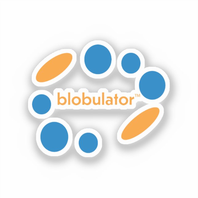 blobulator vinyldekal  klistermärken (Framsida)
