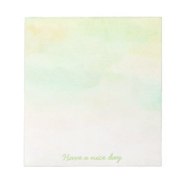 Bloc de notas acuarela tonos suaves anteckningsblock