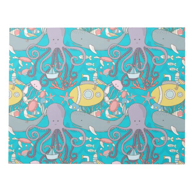 Bloc de notas UNDER THE SEA Anteckningsblock (Framsida)