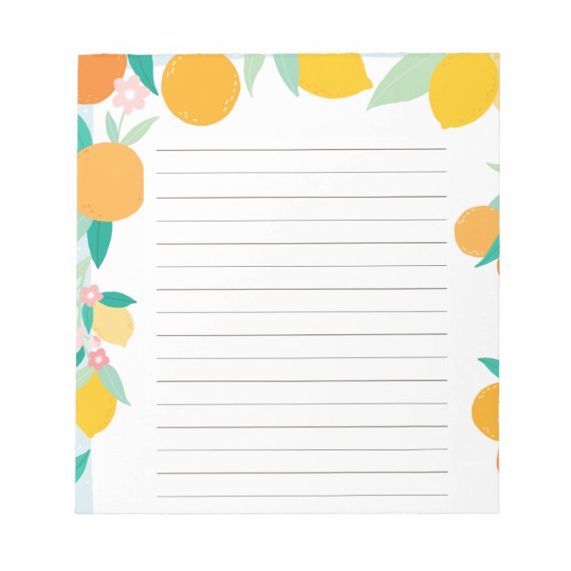 Bloc notes - Agrumes by Ludilabel Anteckningsblock (Framsida)