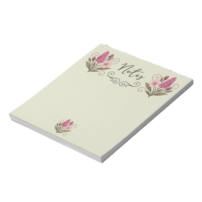 Bloc-notes Delicate Flower Notepad Anteckningsblock (Roterad)