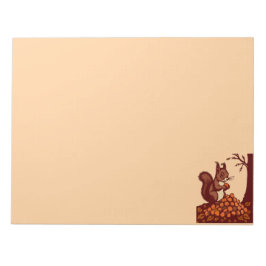 🐿️ Bloc-Notes Écureuil d'Automne – Papeterie📝 Anteckningsblock