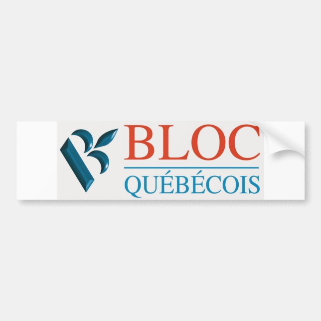 Bloc Québécois Logotyp Bildekal (Framsidan)