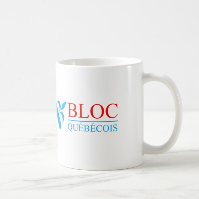 Bloc Québécois Logotyp Kaffemugg (Höger)