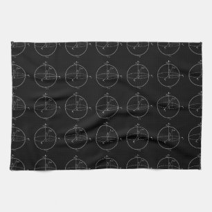 Bloch Sphere Kvantbit (Qubit) fysik/matematik Kökshandduk