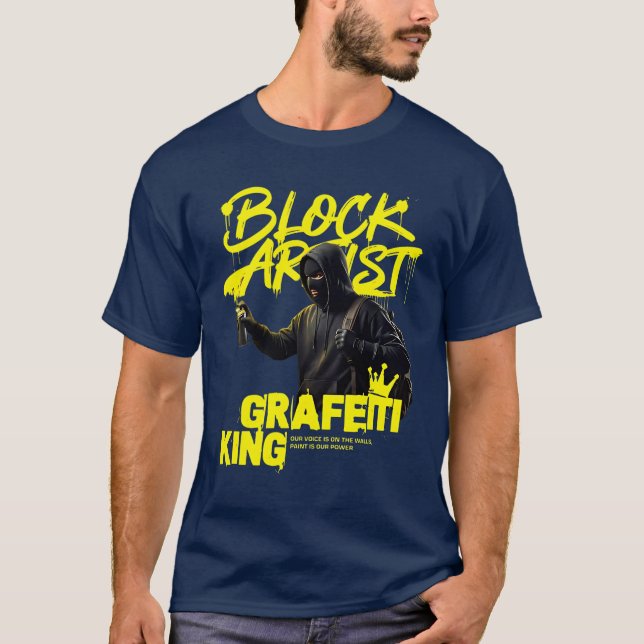 Block Artist – Graffiti King Tee (Framsida)