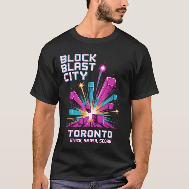 Block Blast City T Shirt (Framsida)