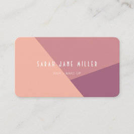 Block Dusty Ro Färg - modernt Visitkort
