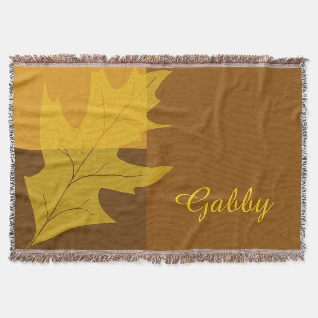 Block Fall Färg Filt (Framsidan)