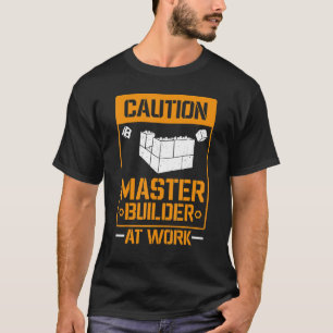 Block för Byggnad i Master Builder 2 T Shirt