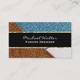 Block glitter Färg Visitkort