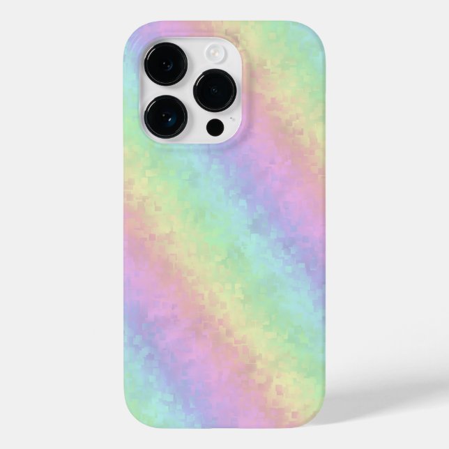 Block i Pastel Färg 3D Rainbow Art (Baksida)