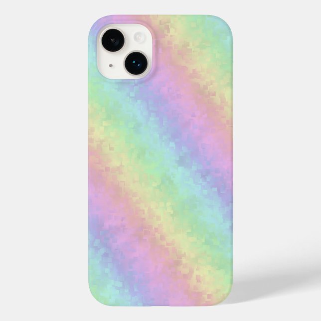 Block i Pastel Färg 3D Rainbow Art (Baksida)
