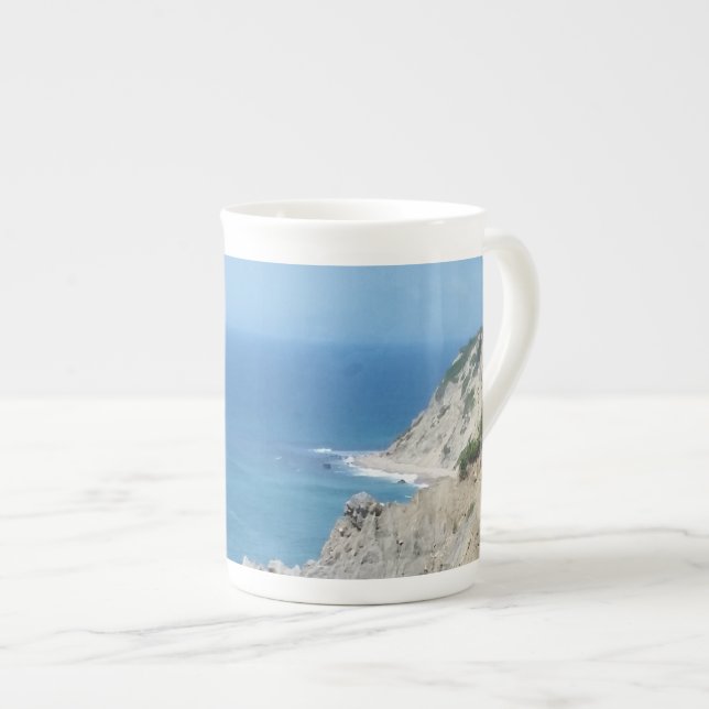 Block Island Bluffs - Block Island, Rhode island Benporslin Mugg (Framsida höger)