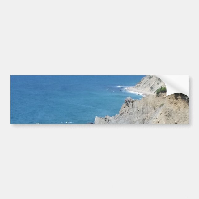 Block Island Bluffs - Block Island, Rhode island Bildekal (Framsidan)