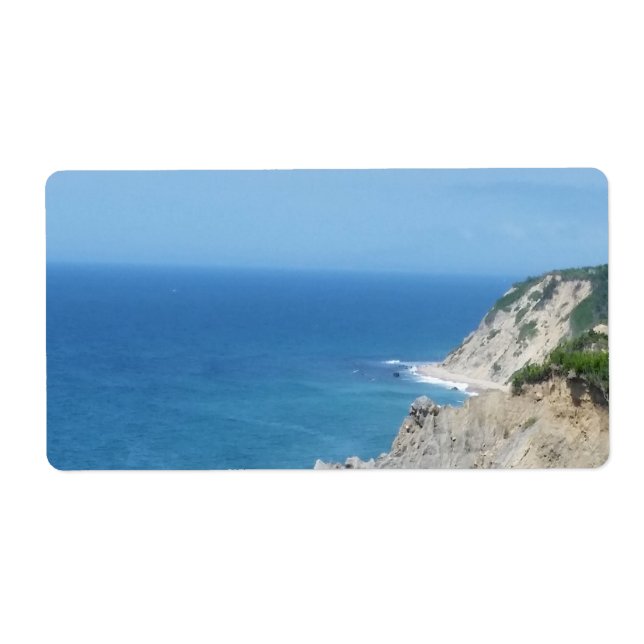 Block Island Bluffs - Block Island, Rhode island Fraktsedel (Framsidan)